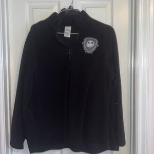 Bundle 2 Disney The Nightmare Before Christmas Jack Skellington fleece half zip